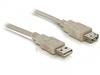 Delock USB extension cable Typ A 4-polig M A W 3 m (82240)