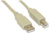 InLine USB 2.0 cable USB-Kabel M bis Typ B M 3 m beige (34535H)