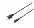 equip USB A/micro-USB B 2.0 1.8m A Micro-USB B Schwarz Kabel Mini Kables 1,8m