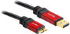 Delock Premium USB-Kabel 9-polig USB Typ A M 10-polig Micro-USB B M 1 m / 2.0 / 3.0