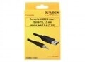 Delock Converter USB 2.0 > Serial-TTL 3.5 mm stereo jack Serieller Adapter Seriell