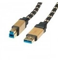 ROLINE Gold USB-Kabel USB Typ A M bis Type B M 3.0 3 m (11.02.8903)