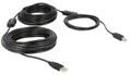 Delock USB-Kabel USB Type B M bis M 2.0 20 m aktiv (83557)