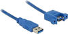 Delock USB 3.0 Typ-A Stecker > Buchse USB-Kabel Type A W bis A M 1 m (85112)