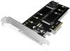 ICY BOX IB-PCI209 Speicher-Controller M.2 Card PCIe 3.0 x4 SATA 6Gb/s Schwarz
