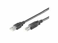 Goobay Kabel USB 2.0 A->B S/S 1.8m Digital/Daten 1,8 m Schwarz (93596)