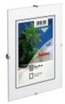 Hama Frameless Picture Holder Clip-Fix Fotohalter Konzipiert f&uuml;r: 15 x 21 cm Glas