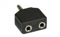InLine Audio-Adapter Stereo Mini-Klinkenstecker M bis W (99301)