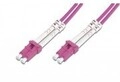 DIGITUS Patch-Kabel LC Multi-Mode M bis M 5 m Glasfaser 50/125 Mikrometer OM4