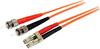 StarTech.com 1m Fiber Optic Cable Multimode Duplex 62.5/125 LSZH LC/ST Patch-Kabel LC