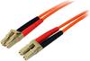 StarTech.com 2m Fiber Optic Cable Multimode Duplex 50/125 LSZH LC/LC Netzwerkkabel LC