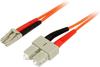 StarTech.com 1m Fiber Optic Cable Multimode Duplex 50/125 LSZH LC/SC Netzwerkkabel LC