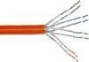 InLine Duplex Bulkkabel 50 m SFTP PiMF CAT 7a halogenfrei orange (77050I)