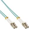 InLine Patch-Kabel LC Multi-Mode M bis M 50 m Glasfaser 50/125 Mikrometer OM3