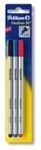 Pelikan Fineliner 96 Schwarz Blau Rot Fein 0,4 mm Deutschland Sichtverpackung 3