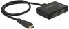 Delock HDMI Splitter Video-/Audio-Splitter 2 x Desktop (87700)