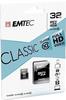 EMTEC ECMSDM32GHC10CG, EMTEC MicroSDHC 32 GB+Adapter CL10 CLASSIC Blister High