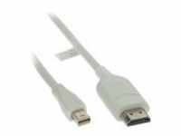 InLine Videokabel DisplayPort / HDMI Mini M bis M 5 m weiß (17175I)