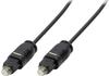 LogiLink Digitales Audio-Kabel optisch TOSLINK M bis M 2 m Glasfaser Schwarz (CA1008)