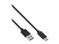 InLine USB-Kabel USB-C M bis USB Typ A M 3.1 3 A 1 m Schwarz (35711)