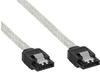 InLine SATA-Kabel Serial ATA 150/300/600 SATA bis 30 cm rund durchsichtig (27303R)