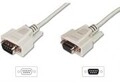 Assmann Serielles Verl&auml;ngerungskabel DB-9 W bis M 5 m geformt Daumenschrauben beige