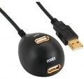 InLine USB-Cradle USB M bis nur Strom W 2 m Schwarz (34652)