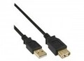 InLine USB-Verl&auml;ngerungskabel USB M bis W 2.0 10 m Schwarz (34611S)