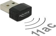 DeLock 12461, Delock USB 2.0 Dual Band WLAN ac/a/b/g/n Nano Stick Netzwerkadapter