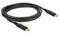Delock USB3.1 Gen2 Kabel Typ-C 2m USB 3.1 Gen 1 Type-C " Stecker > E-Marker 2,0 m