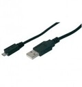 DIGITUS USB Kabel Anschlusskabel A B micro 1.8m (AK-300110-018-S)