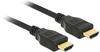 Delock HDMI mit Ethernetkabel M bis M 1 m dreifach abgeschirmtes Twisted-Pair-Kabel