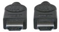 Manhattan HDMI mit Ethernetkabel M bis M 15 m abgeschirmt Schwarz (323260)