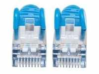 Intellinet High Performance Netzwerkkabel RJ-45 M bis M 25 cm SFTP CAT 7 Kabel / 6a