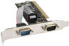 InLine Serieller Adapter PCI RS-232 x 2 Modem 115.2 Kbps ISDN 2x ser. (66636I)