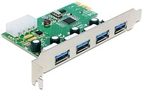 DeLock 89363, Delock PCI Express Card > 4 x external USB 3.0 USB-Adapter 2.0 x1
