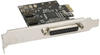 InLine Interface card Adapter Parallel/Seriell PCIe parallel RS-232 2 Anschlüsse + 1