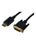 DIGITUS Assmann DisplayPort-Kabel DisplayPort M bis DVI-D M 3 m Schwarzd