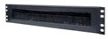 Intellinet Rack-Blende mit B&uuml;rste f&uuml;r Kabeldurchf&uuml;hrung Schwarz RAL 9005 2U 48,3