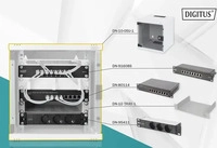 Digitus DN-10-SET-1, DIGITUS 10" Set 1 6HE gy 6 HE (DN-10-SET-1)