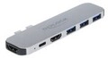 Delock Dockingstation f&uuml;r MacBook Dual HDMI 4K PD Hub Lade-/Dockingstation (87753)