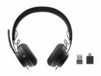 Logitech Zone Wireless Bluetooth headset GRAPHITE EMEA Headset Grau (981-000914)