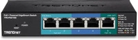 TRENDnet TPE-P521ES, TRENDnet 5Port Gigabit Switch PoE+ Powered mit PoE Pass Through