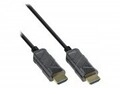 InLine HDMI AOC Kabel Ultra High Speed 8K4K schwarz 15m LWL Schwarz (17915I)