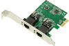 LogiLink Netzwerkadapter PCIe 2.0 Gigabit Ethernet x 2 (PC0075)