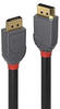 Lindy Anthra Line DisplayPort-Kabel DisplayPort M bis M 1.2 3 m rund Schwarz (36483)