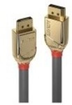 Lindy Gold DisplayPort-Kabel DisplayPort M bis M 1.2 10 m 4K Unterst&uuml;tzung Grau