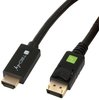 EFB Elektronik DisplayPort 1.2 auf HDMI Anschlusskabel schwarz 1 m 1x