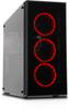 PC-Cooling Geh Cooltek Vier Midi Tower RGB Schwarz ATX/M-ATX/ITX Midi/Minitower ATX