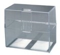 Herlitz A7 Kunststoff Transparent Deutschland index card box empty transparent